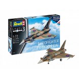 KIT PARA MONTAR REVELL AVIÃO BRITISH LEGENDS EUROFIGHTER TYPHOON RAF 1/72 65 PEÇAS REV 03900